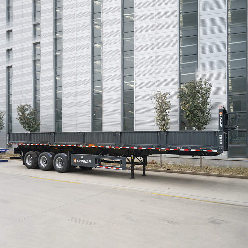 3-Axle 80 Tons Side Tipper Side Wall Trailer