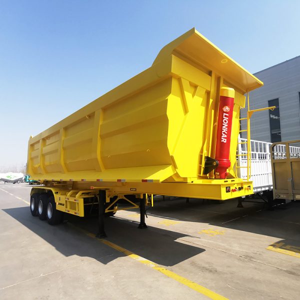 Best Selling Semirremolque de Volteo Trasero con Carrocería Hidráulica en U en Venta